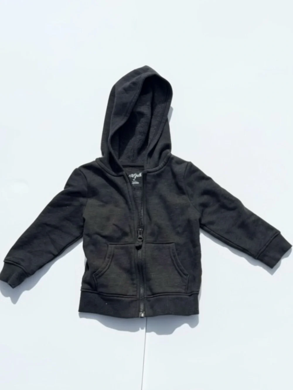 Cat & Jack Black Kids Zip-Up Hoodie